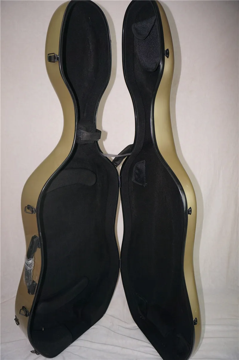 Темно-зеленый 4/4 новый жесткий Виолончель чехол стекловолокно прочный черный #31