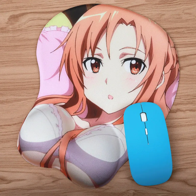Сексуальный 3D-коврик для мыши FFFAS модный коврик геймеров игровой Yuuki Asuna аниме ПК
