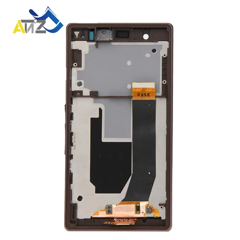 With Frame For SONY Xperia Z L36H/I Display LCD Screen xperia C6603 C6602 lcd pantalla ekran Touch Digitizer | Мобильные телефоны и