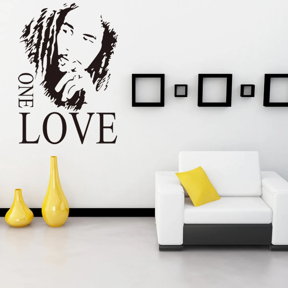 New Reggae godfather BOB MARLEY ONE LOVE Avatar decorative wall stickers living room bedroom sofa | Дом и сад