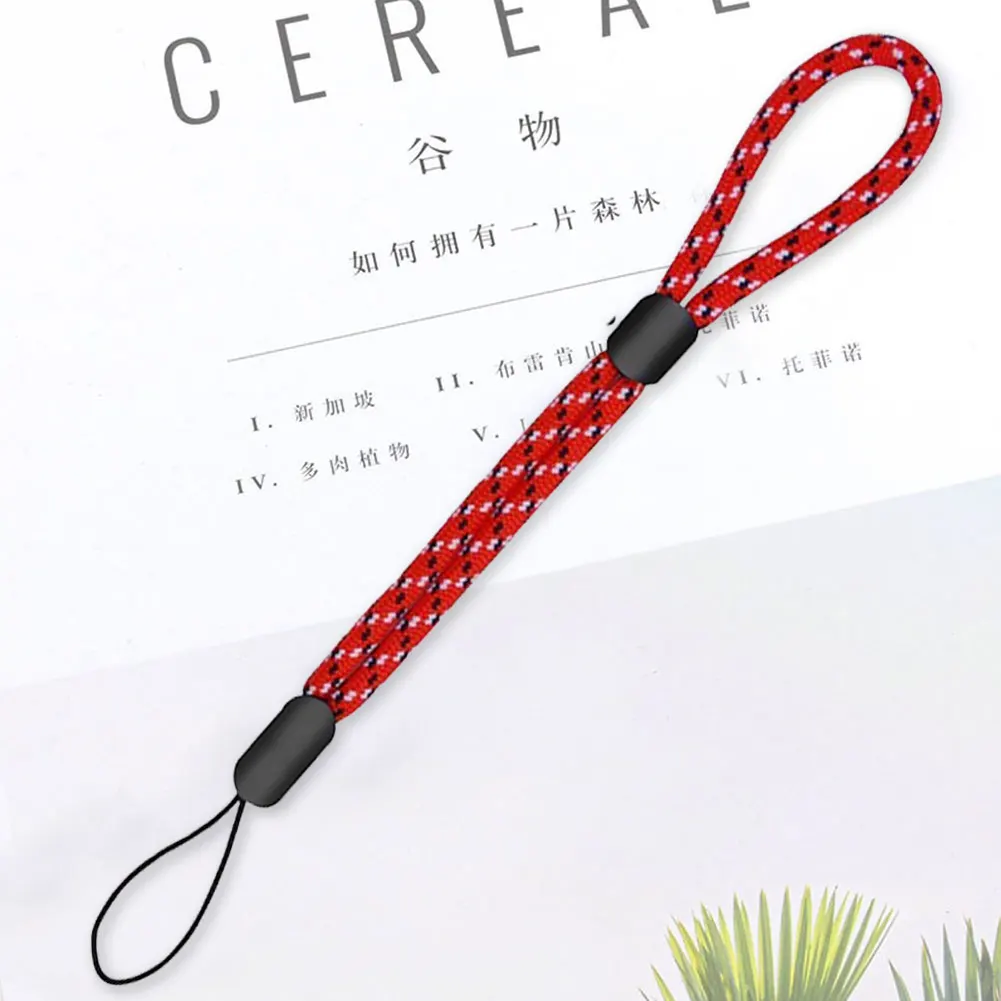 Регулируемый держатель для ключей с защитой от потери ID жаккардовый ремешок