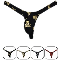 2019 underwear mens sexy mens panties fish scale design faux leather thong and g string underwear bikini thong jockstrap gay