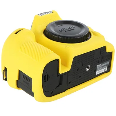 Yellow Для Nikon D7500 Мягкая силиконовая резина камера защитный чехол для тела Кожа Камера сумка Защитная Крышка для Nikon D7500 - Цвет: Yellow