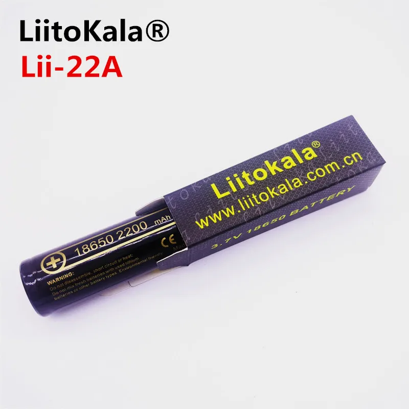 Аккумуляторная батарея HK LiitoKala 3 7 в 18650 2200 мАч литий-ионные батареи литий-ионный