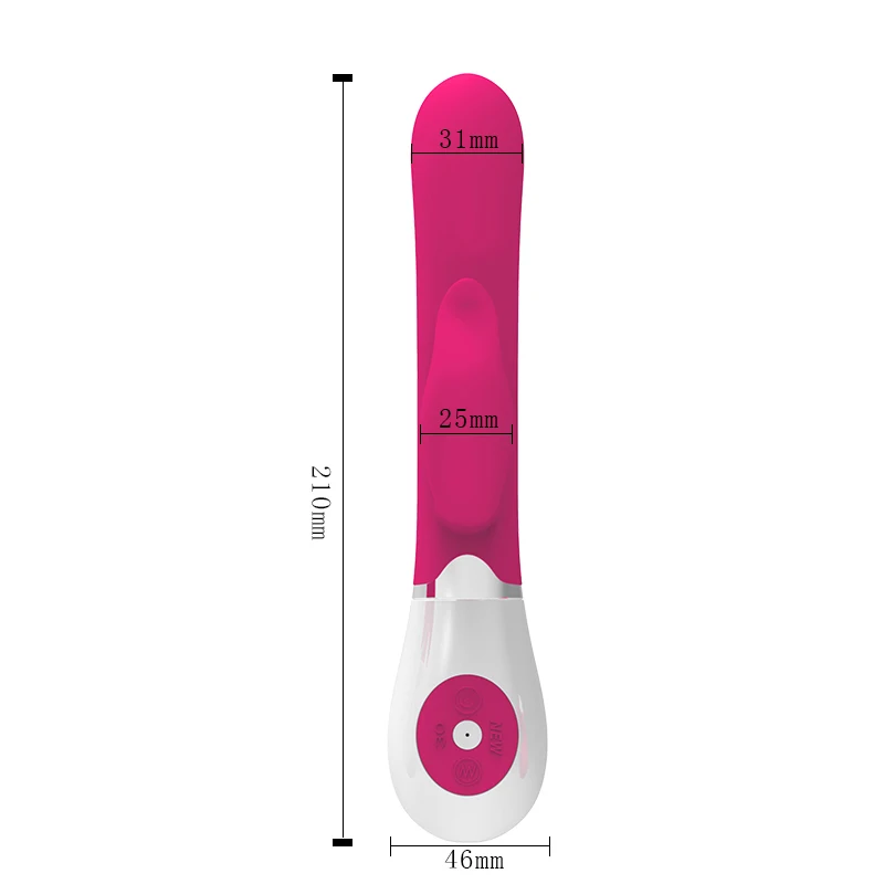 Силиконовый вибратор для Для женщин 30 скоростей двойная функция G spot Массажер