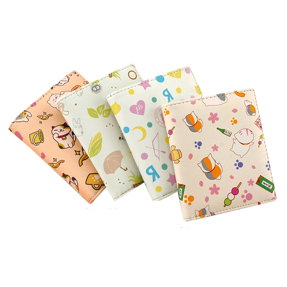 Книга друзей Love Live E Mell Neko atlifepo4 Natsumes Короткий кошелек Totoro из искусственной кожи с