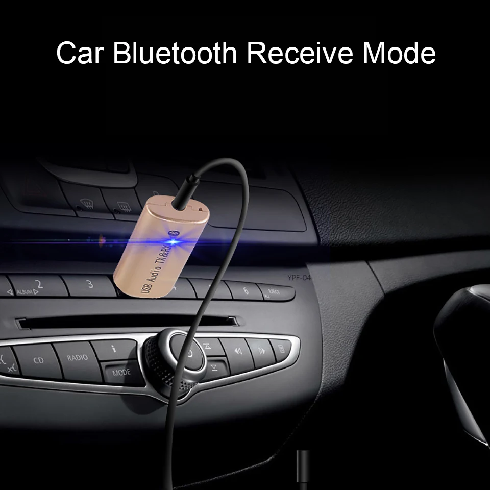 Беспроводной автомобильный Bluetooth передатчик приемник аудио 4 2 стерео 3 5 мм Aux USB
