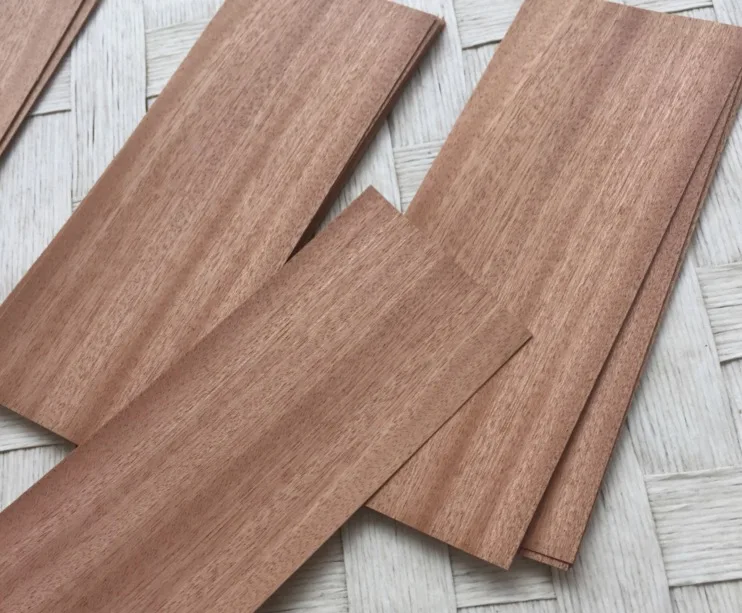 20Pieces/Lot 6x16cm Thickness:0.5mm Sapele Wood Chips Solid Sheets Veneer | Мебель