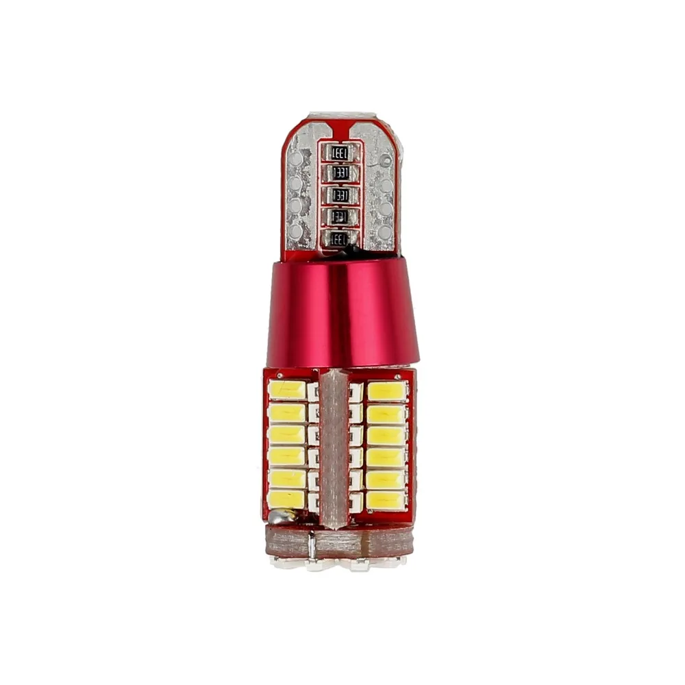 2 шт. Автомобильные светодиодные лампы 3014 SMD 57 12 В T10 501 без ошибок 6000 К 400 лм 8