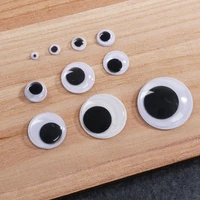 not self adhesive wiggle eyes 4mm 30mm dolls eye diy craft googly black eyes used for doll accessories sewing supplies