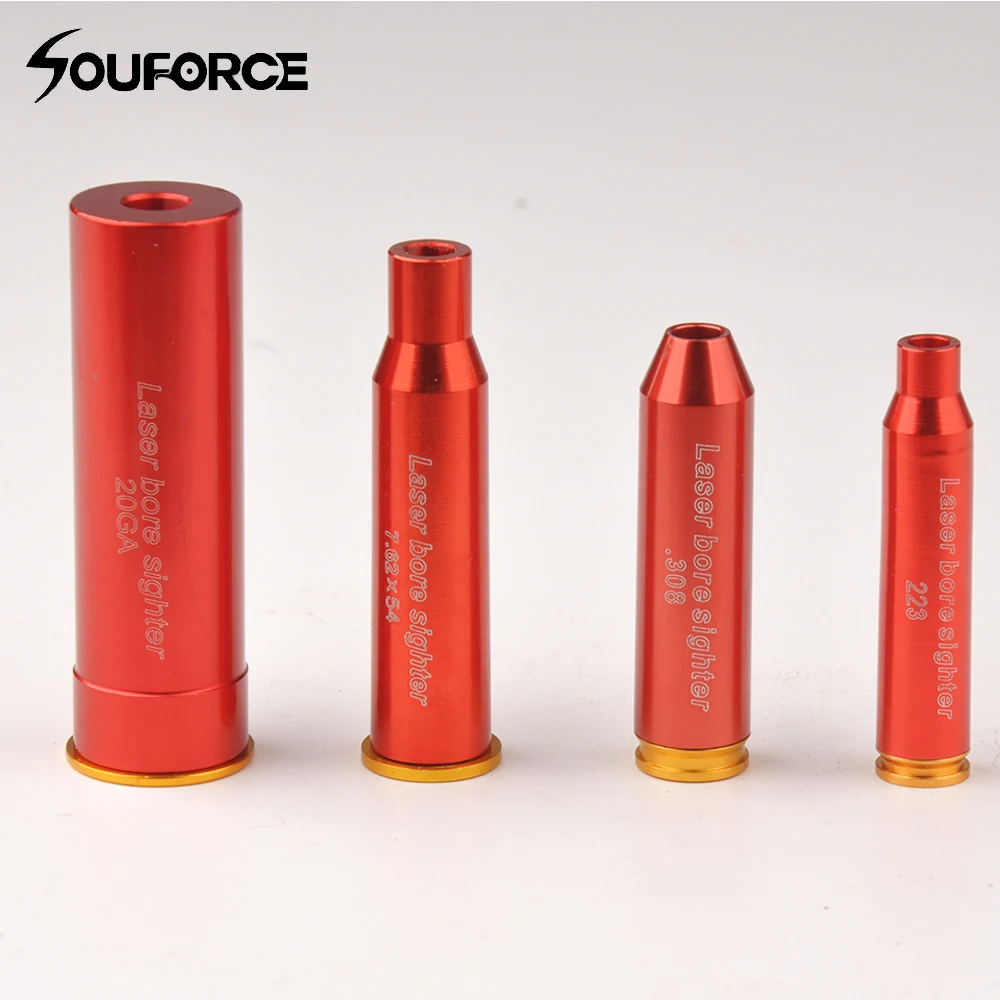 

Tactical Red Dot Bore Sight CAL.223/20GA/.308/7.62X54R BoreSighter Caliber Cartridge Laser Pointer Sight Collimator Hunting