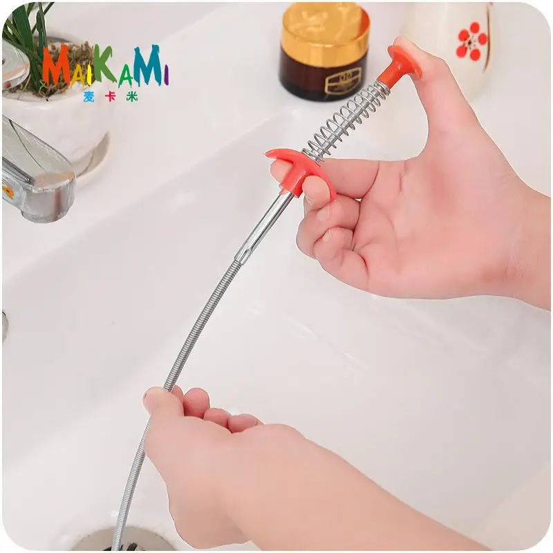 Сгибаемая щетка для канализационной трубы дренажная раковины чистки волос