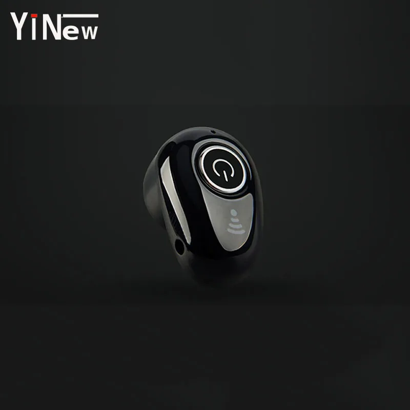 Мини Bluetooth спортивные стереонаушники бас наушники невидимые портативные наушники Беспроводная гарнитура с микрофоном для телефона аудио плеер