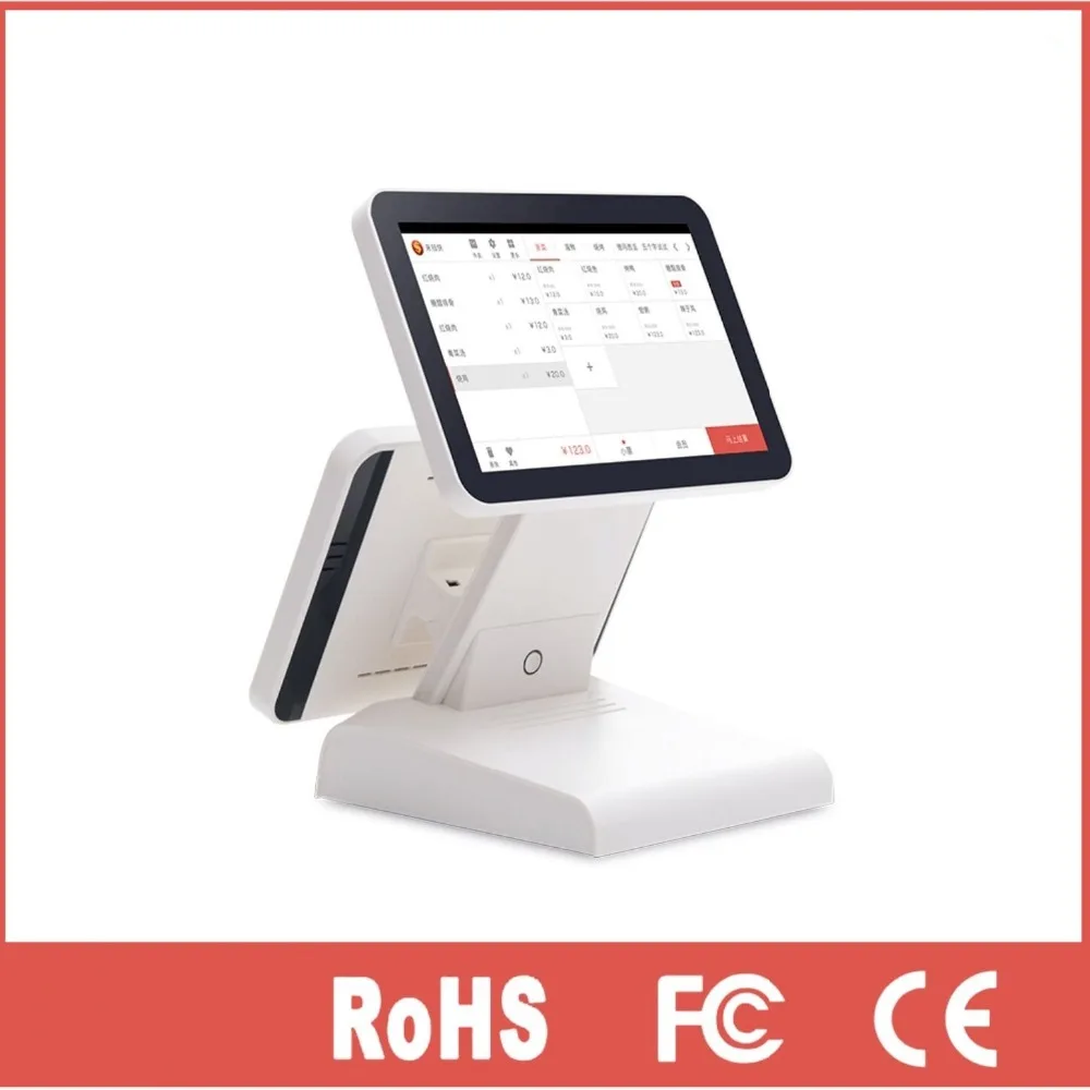 12 дюймов сенсорный экран Windows Pos Системы все в одном кассовый аппарат розничная