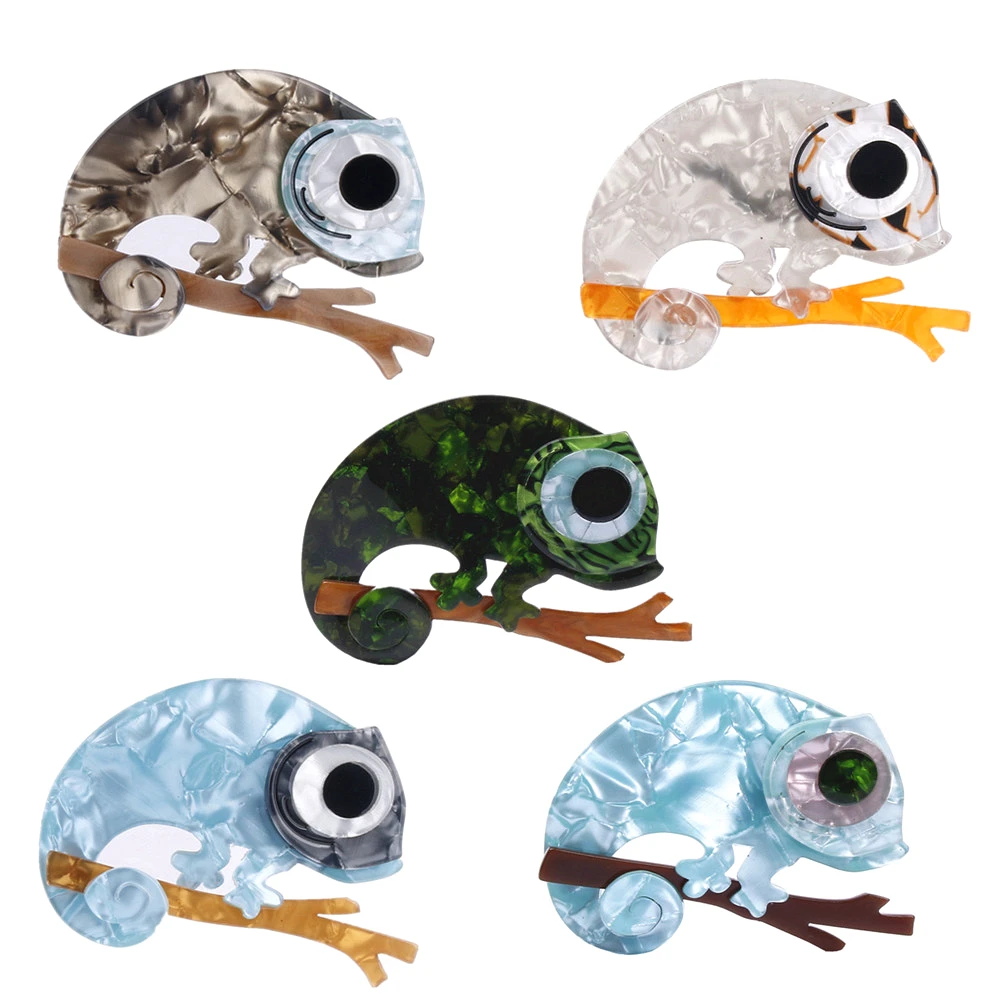 Акриловая брошь в форме ящерицы Fant & Jack булавка для букета броши на свадебную