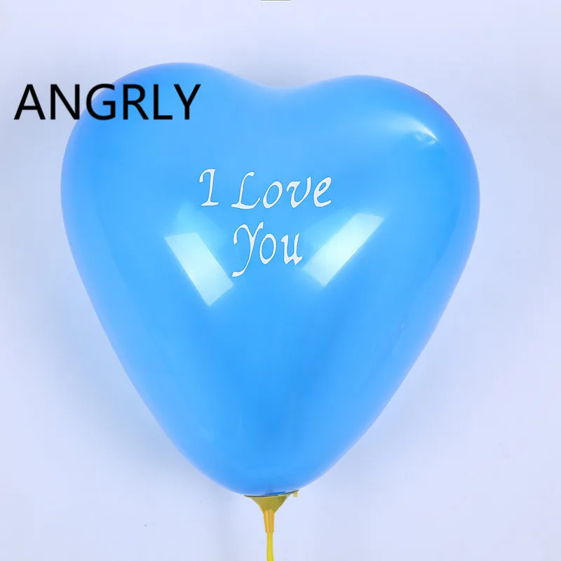 I Love You Alphabet English Balloon new year party supplies wedding emulsion balloon decor favors christmas birthday | Дом и сад