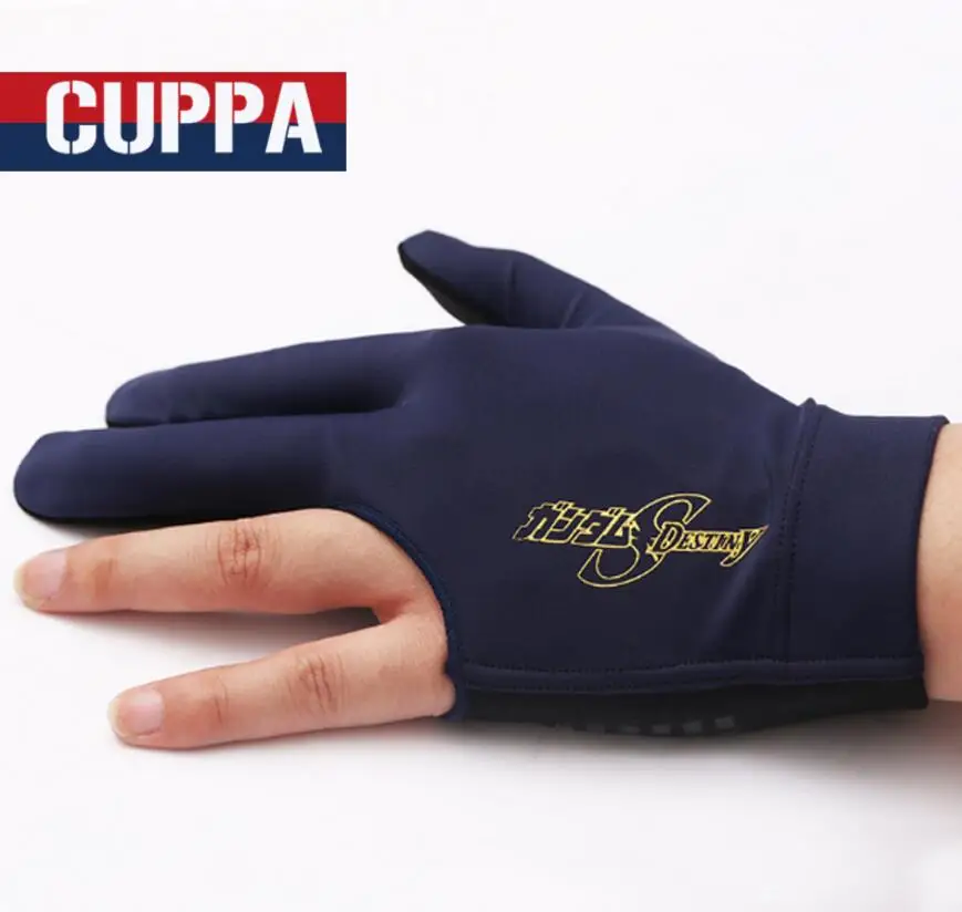 Cuppa три пальца лайкра бильярдная перчатка бассейн снукер перчатки аксессуары Китай