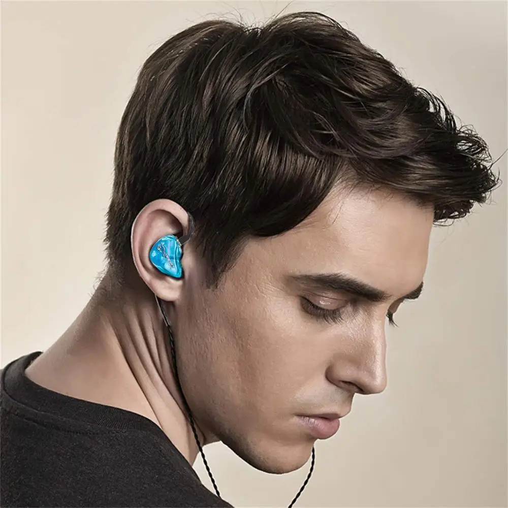 Наушники вкладыши FDBRO с динамической смолой стереонаушники спортивные Hi Fi