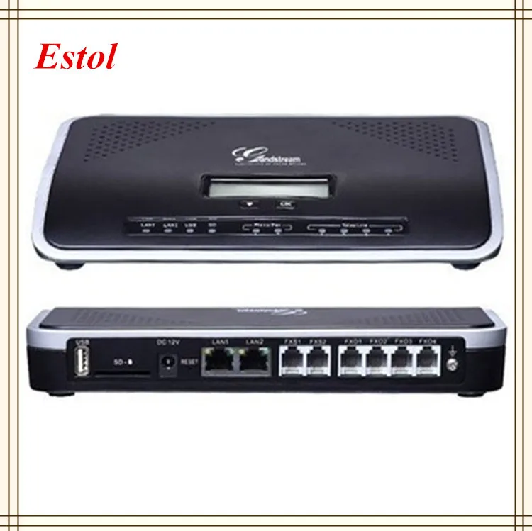 Grandstream UCM6104 IP атс интегрированы 4 FXO со pstn внешних линий с 500 sip абонентов|pbx switch|pbx
