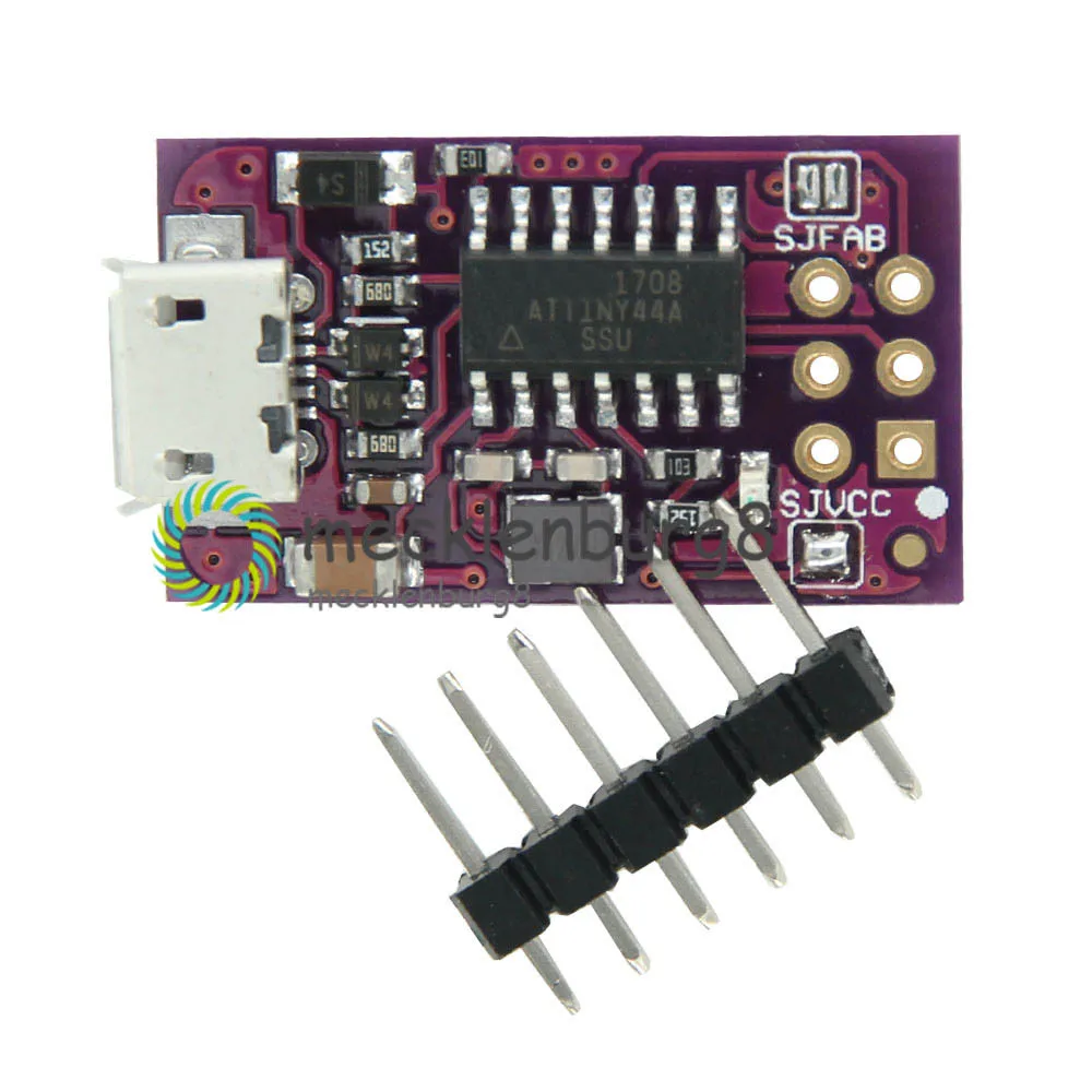 

Миниатюрный программатор AVR ISP ATtiny44 ATTiny45 ATTiny85, микроконтроллер ISP для Arduino IDE, загрузчик ISP, 5 В