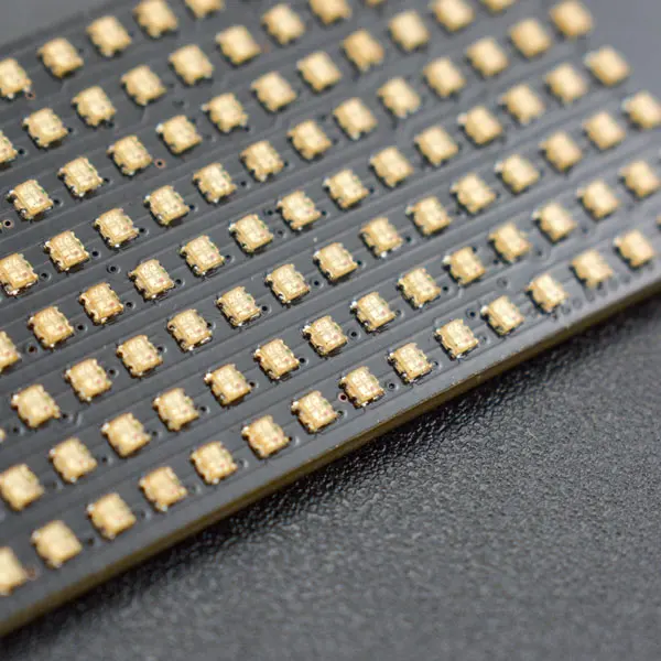 Для Gravity I2C 8x16 RGB светодиодная точечная матрица лицевая панель светодиодный