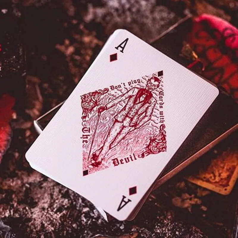 1 шт. Red Hellions V2 игральные карты размер покера колода на заказ от Ellusionist