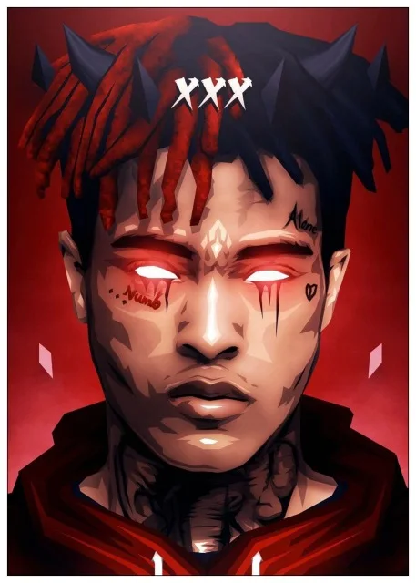 BO xianru1410-05 Модульный домашний декор настенная живопись на холсте XXXTentacion Rap хип хоп музыка звезда картины с певцом принты Северный плакат гостиная - Цвет: BO xianru1410-05