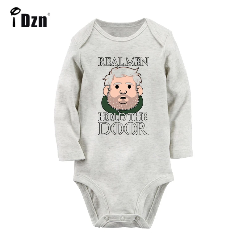 JaBaby1316GC Игра престолов Ходор настоящие мужчины держать дверь дизайн новорожденного ребенка боди малыша с длинным рукавом Onsies комбинезон хлопок одежда - Цвет: JaBaby1316GC