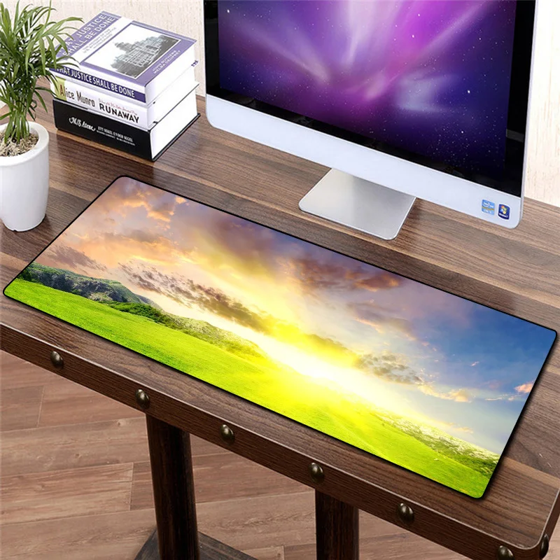 FFFAS 80X30 см природа sunrise коврик для мыши большой ноутбук компьютер ПК клавиатура и коврик для мыши лазерная печать Высокая эффективность противоскользящая