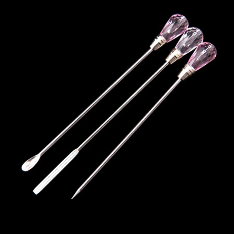 3 шт. стержни для перемешивания гель лака нержавеющая сталь|Кисти ногтей| |