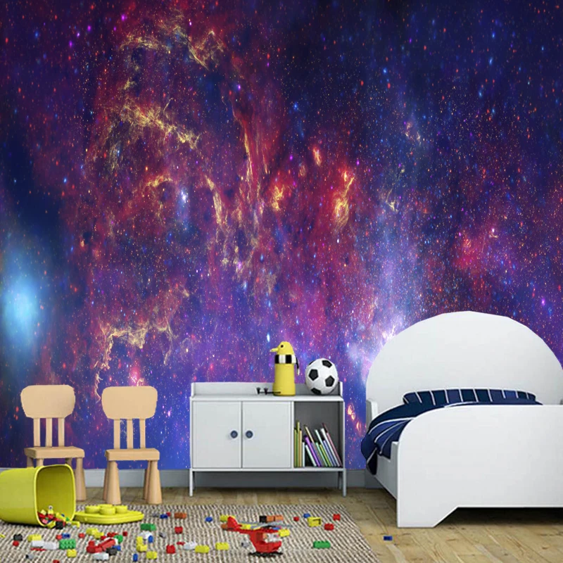 Обои с Естественным ландшафтом Вселенная искусственных элементов для спальни KTV