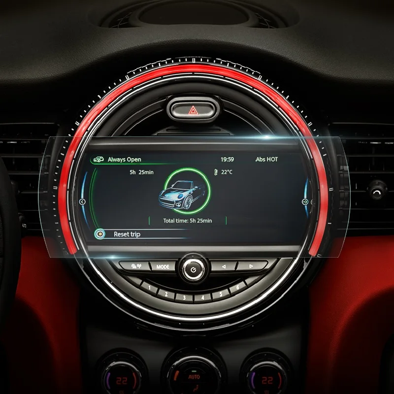 Прозрачная защитная пленка из закаленного стекла для Mini Cooper 6 5 &quotgps метр