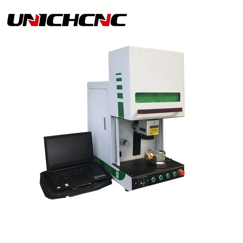 UNICHCNC полное покрытие 1064nm лазерная маркировочная машина/Raycus волоконно