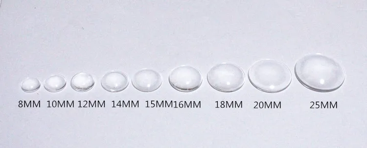 

Semicircle flat / sequins transparent sapphire glass patch DIY jewelry accessories accessories bottom bracket