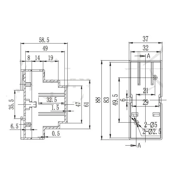 1 шт. пластиковый корпус для электроники 88x36x58 5 мм|enclosures for electronics|enclosure electronicenclosure