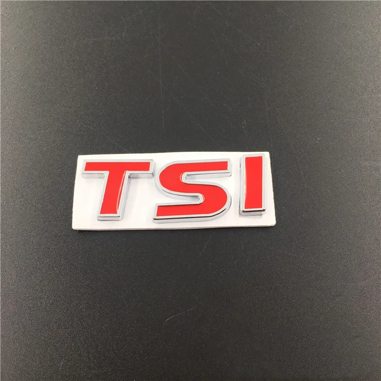 TSI логотип авто наклейка эмблема значок для Volkswagen Tiguan CC Beetle Scirocco sharan touran Lavida Sagitar аксессуары для стайлинга автомобилей