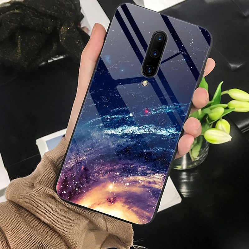 Чехол для Oneplus 7 Pro чехол из закаленного стекла жесткая задняя крышка One Plus Oneplus7 1 +