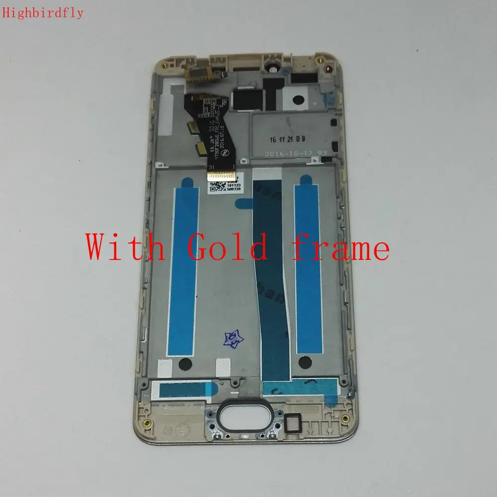 5 0 &quotдля Meizu M3s/M3s mini Y685H Y685Y Y685Q Y685M ЖК экран с сенсорным стеклом дигитайзер Рамка в