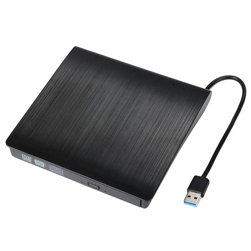 Внешний DVD диск Тонкий твердый пластиковый USB 3 0 Корпус для повторного писателя