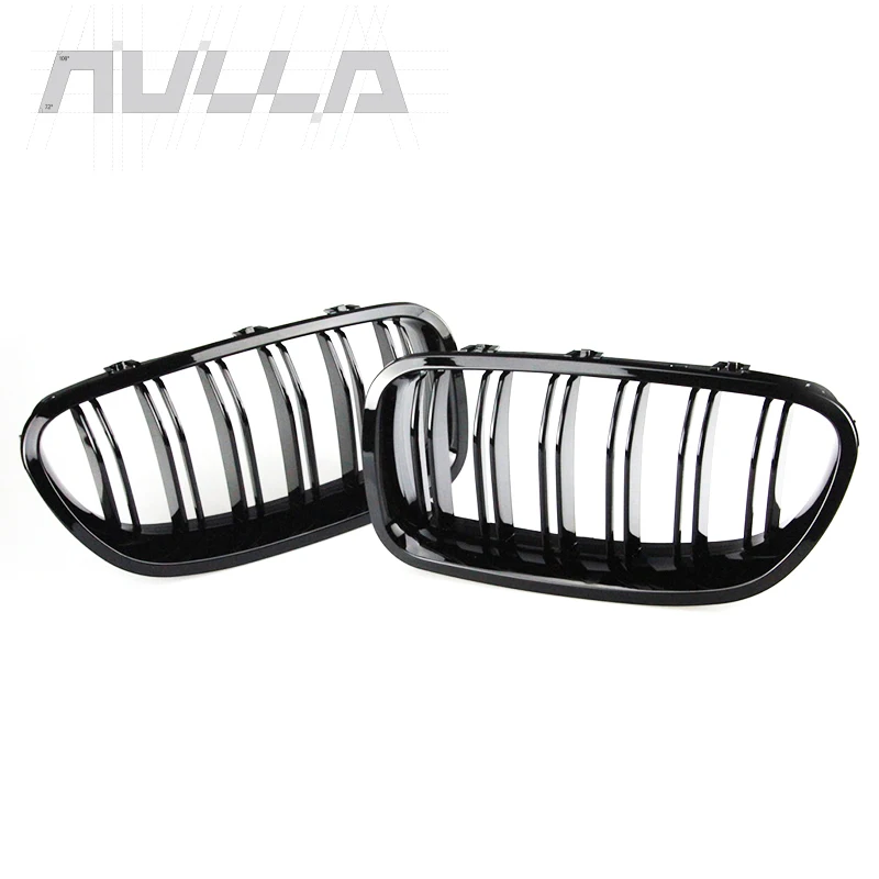 Передняя двойная решетка для BMW 5 серии F10 F11 F18 2010 2017 черный матовый глянцевый M5