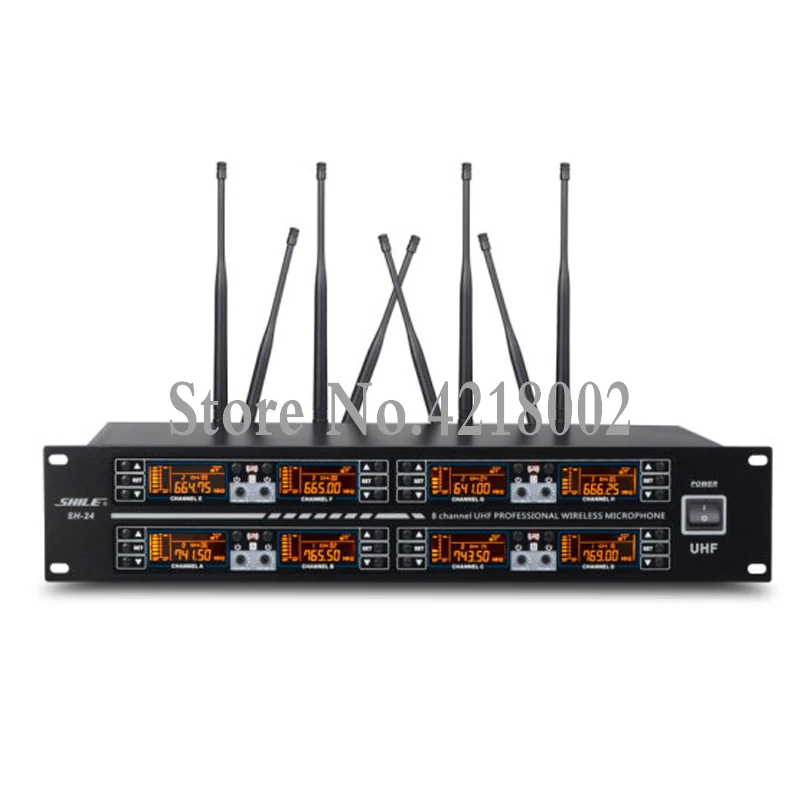 Беспроводной микрофон UHF 8 каналов для конференц-связи воротник с гусиной шеей