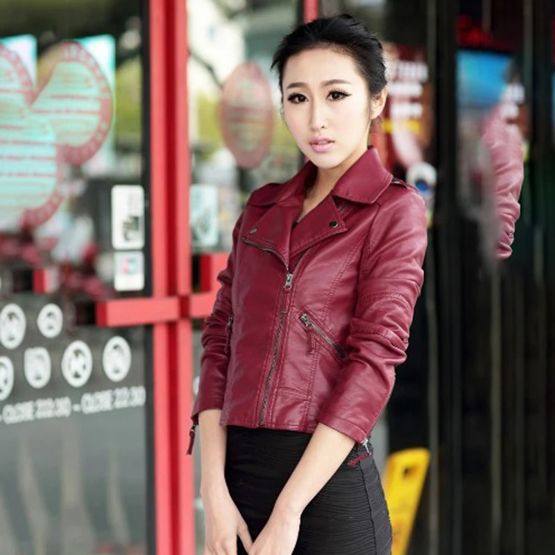 Женское пальто женские топы вечерние из искусственной кожи однотонный кардиган