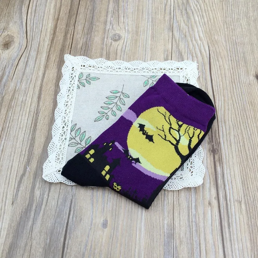 Подарок на Хэллоуин новый стиль высокое качество носки в стиле Харадзюку хип-хоп