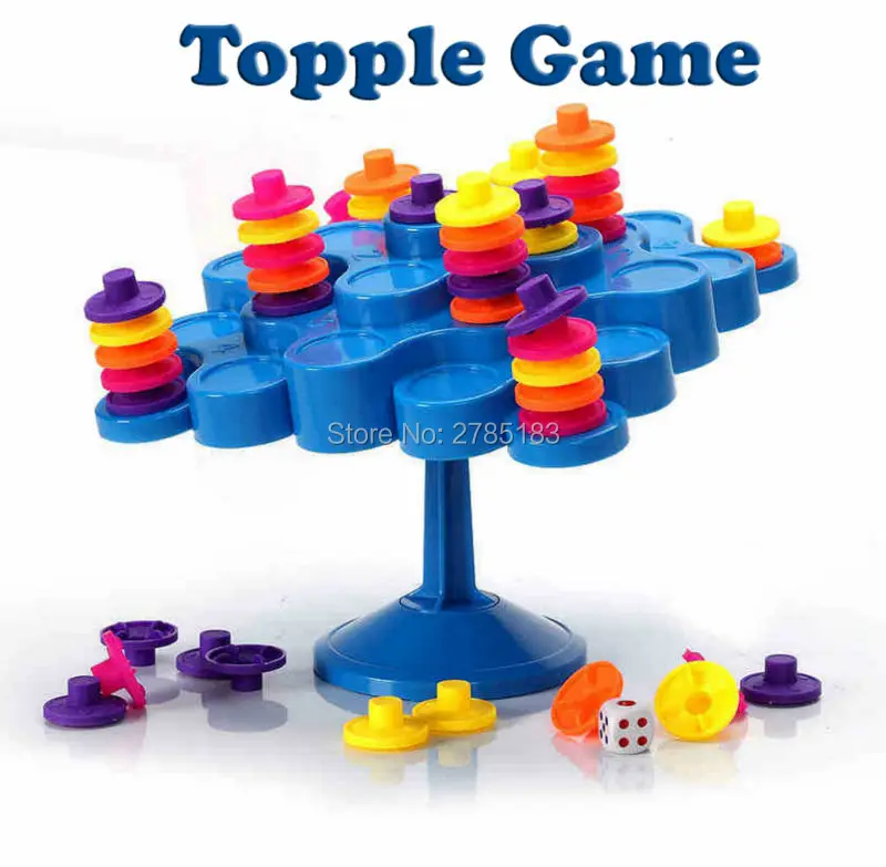 Игра Topple забавные и балансирующие игровые блоки образовательный набор игрушек IQ