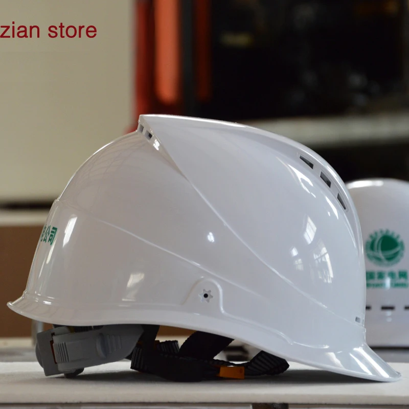 Шлем безопасности из АБС пластика дышащий шлем для руководства Белый защитный
