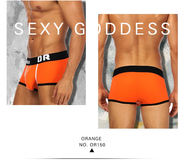 ORLVS сексуальные мужские трусы боксеры мужские s трусы боксеры Cuecas Boxershorts Мужское нижнее белье боксеры, плавки Homme подарки для мужчин OR150