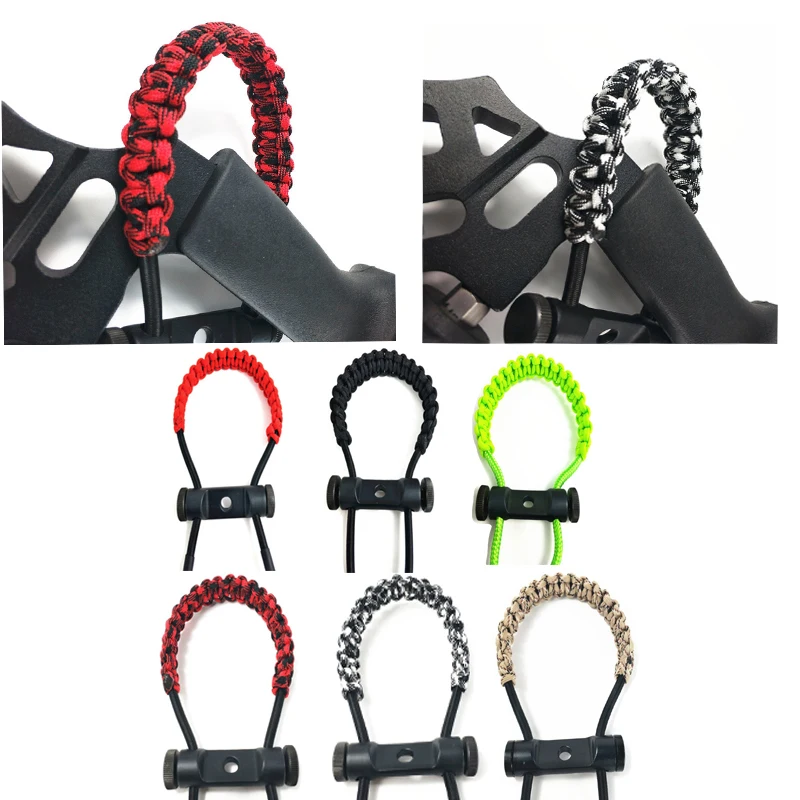 Соединение лук слинг регулируемый ремень на запястье плетеный Канат и