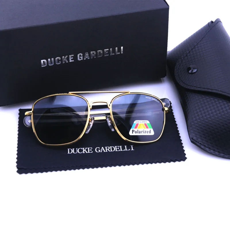 Солнцезащитные очки DUCKE GARDELLI мужские Поляризованные в металлической оправе 57 мм