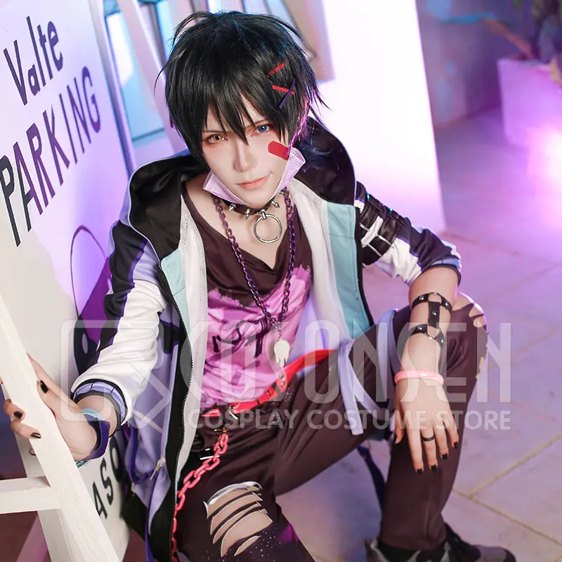 Ансамбль звезд Mika Kagehira Скаут! Яд Косплей Костюм Аниме наряд COSPLAYONSEN