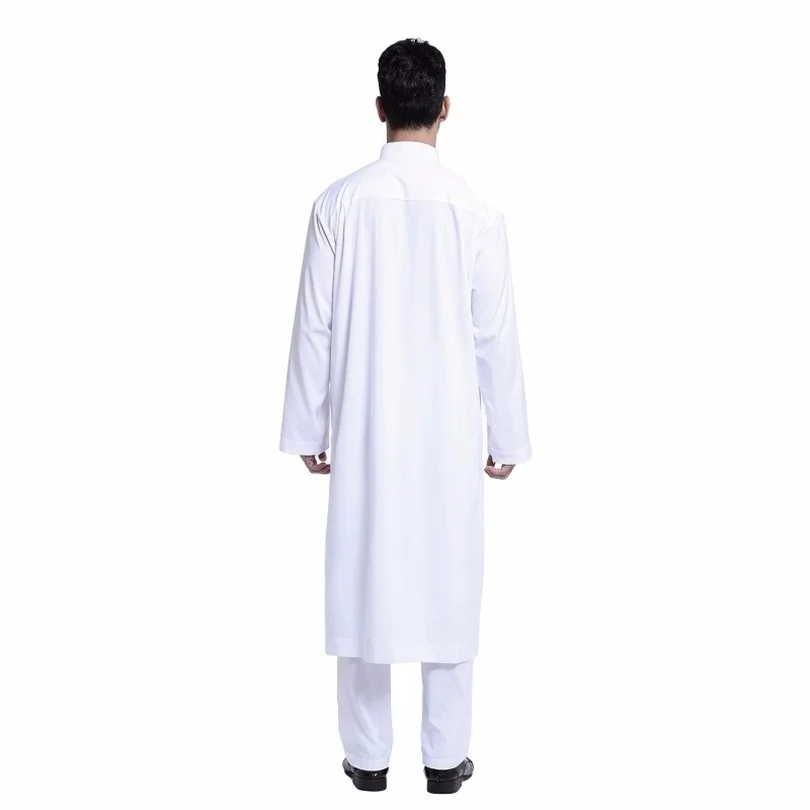 2018 модная мусульманская одежда для мужчин s кафтан jubba thobe abaya Арабская человек